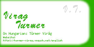 virag turmer business card