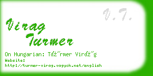 virag turmer business card